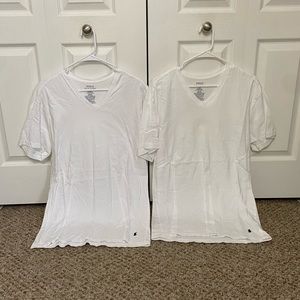 Polo by Ralph Lauren. V-Neck Tees. Size M. Gently Worn!